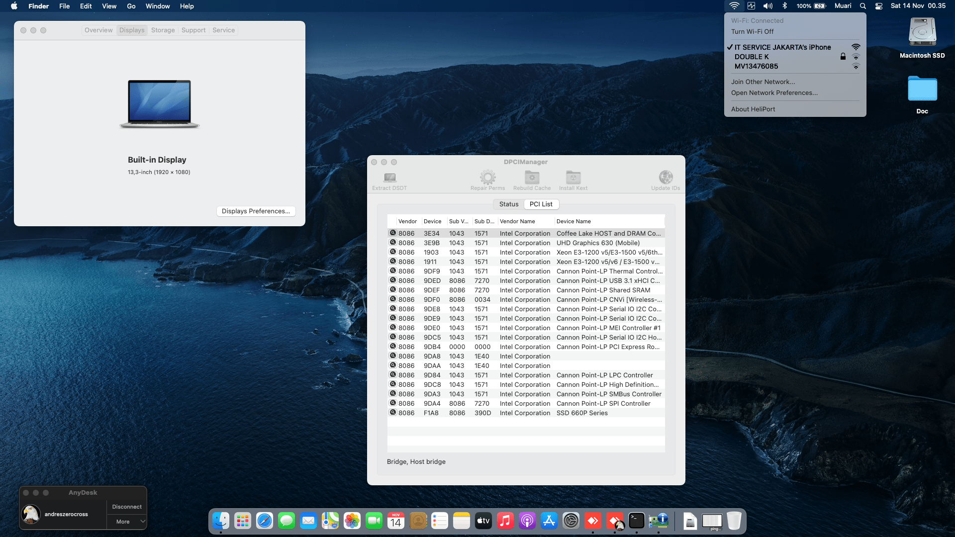Asus ZenBook UX333FA A5811T 2nd [WhiskeyLake   Intel UHD 620 + I2C]   OpenCore 2